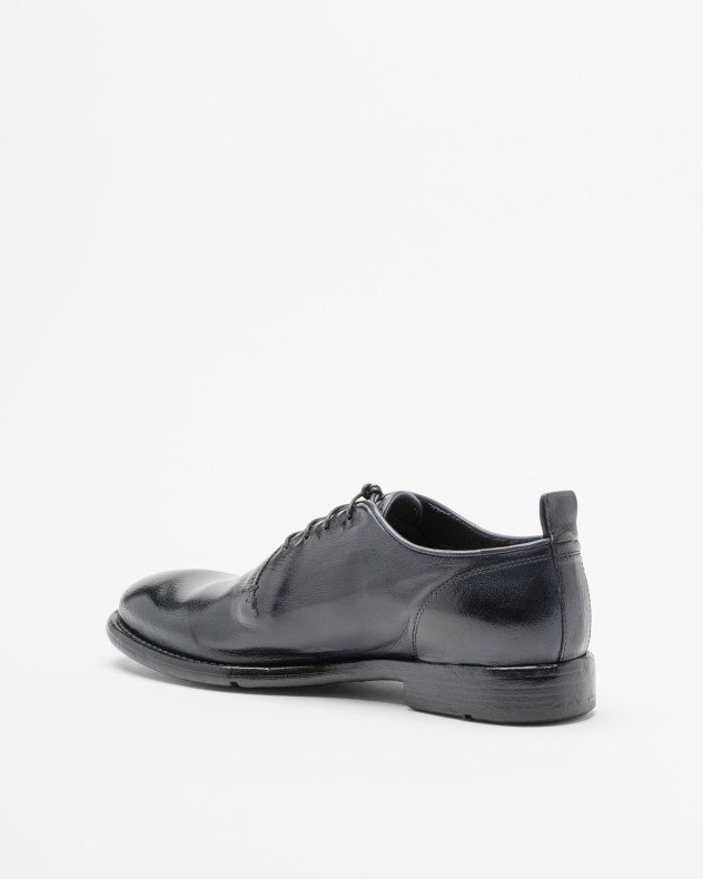 Lemargo GB01A Brown Derby shoes - Blue