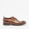 Lemargo GB19A Brown Derby shoes - Camel