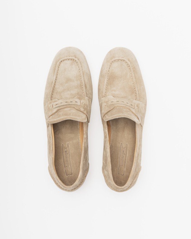 Lemargo JA03A Beige Moccasins - Beige