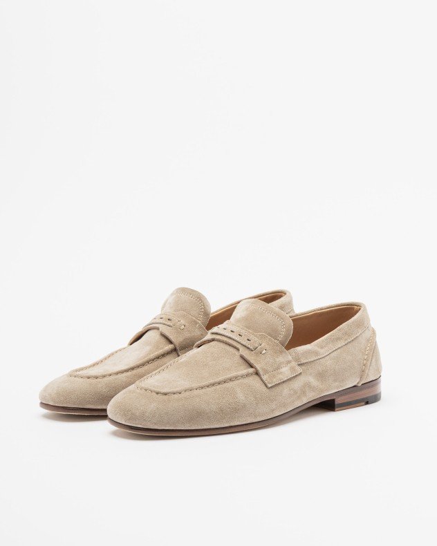 Lemargo JA03A Beige Moccasins - Beige