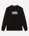 Karl Lagerfeld 705780 Blue Sweater - Black