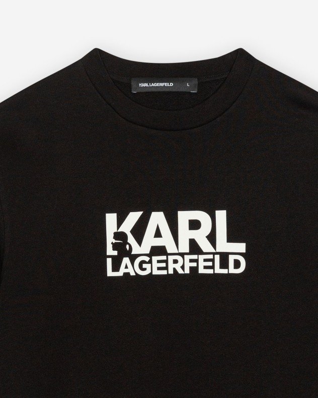 Karl Lagerfeld 705780 Blue Sweater - Black