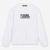 Karl Lagerfeld 705780 Blue Sweater - White