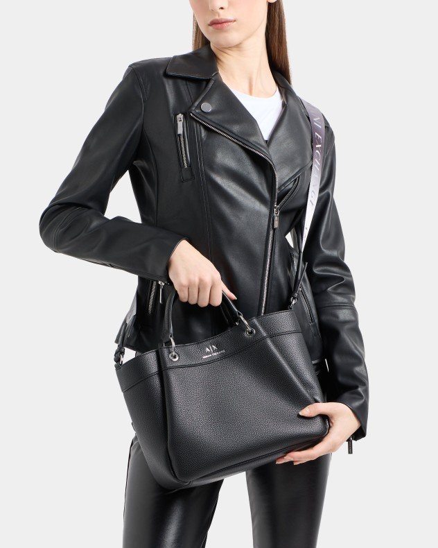 Armani Exchange 942911 Gray Shopper bag - Black