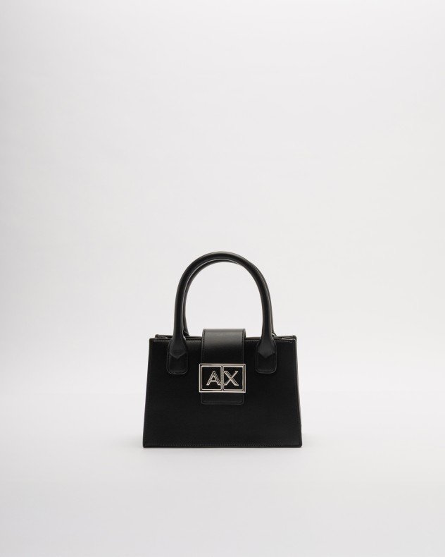 Armani Exchange XW000306 White Tote bag - Black