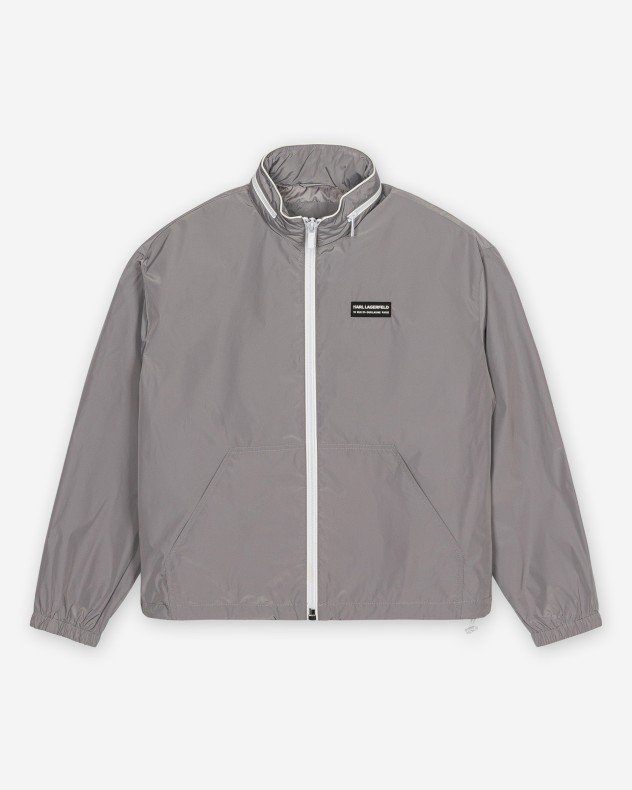 Karl Lagerfeld Blouson Gray Windbreaker - Gray