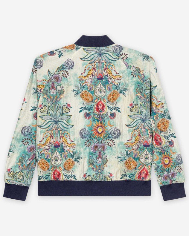 Just Cavalli R Reversible Blue Jacket - Blue