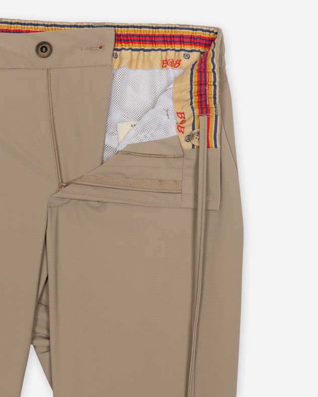 BOB GOOVI579 Green Pants - Beige