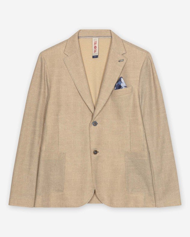 BOB PICKY591U Blue Blazer - Beige