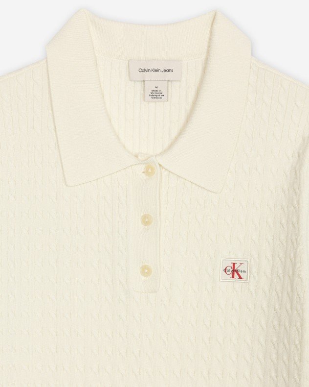 Calvin Klein Jeans LV047F323G White Dress - White