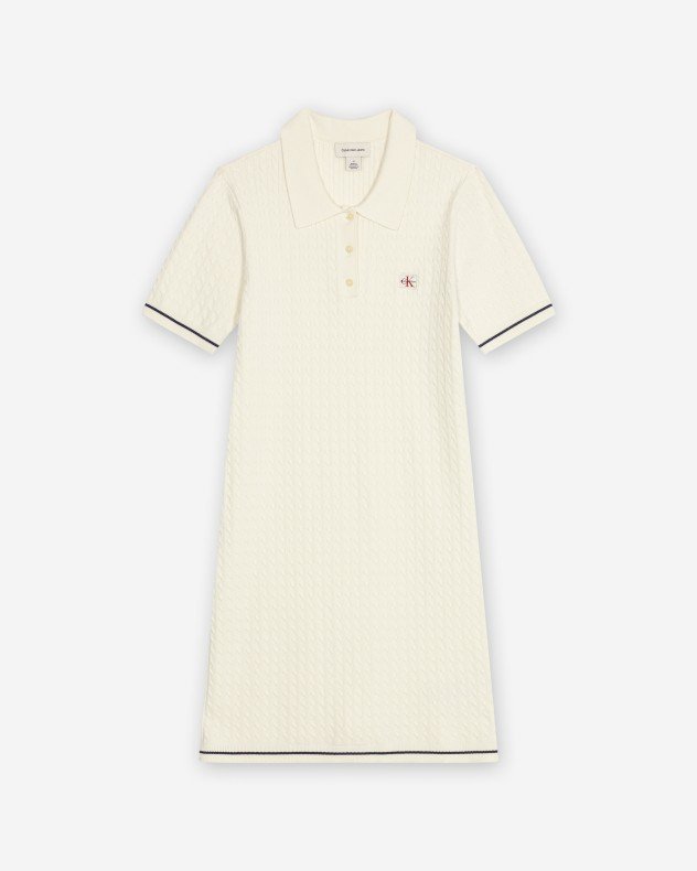 Calvin Klein Jeans LV047F323G White Dress - White