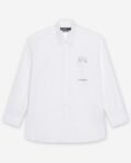 Karl Lagerfeld 605914 Black Shirt - White
