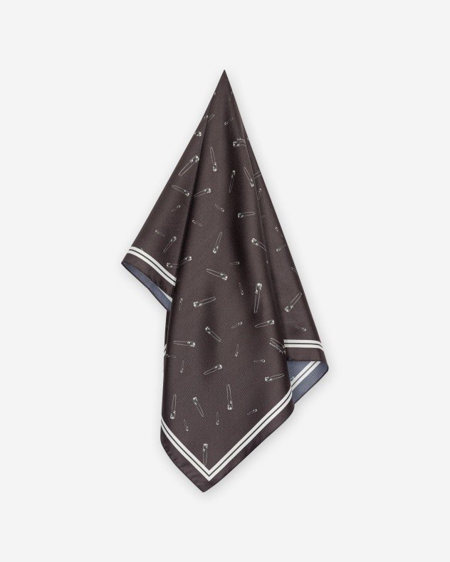 Iceberg Jeans 8E Foulard Black Scarf - Black