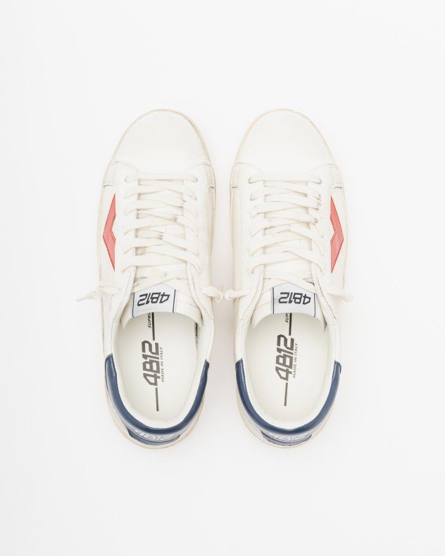 4B12 SUPRIME White Sneakers - White