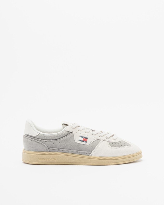 Tommy Hilfiger Jeans Greenwich Edge Suede Gray Sneakers - Gray