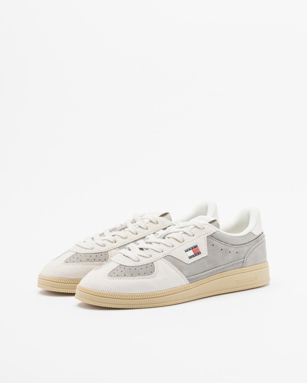 Tommy Hilfiger Jeans Greenwich Edge Suede Gray Sneakers - Gray