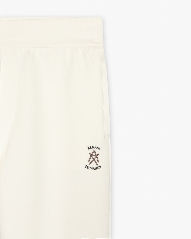 Armani Exchange XM001778 Black Sweatpants - White