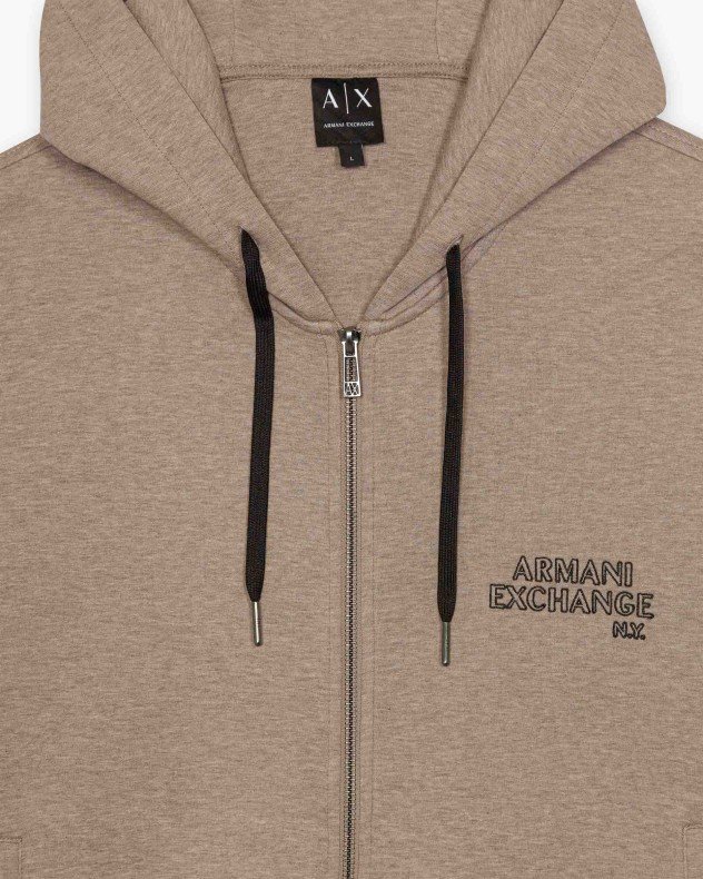Armani Exchange XM001759 Brown Hooded jacket - Brown