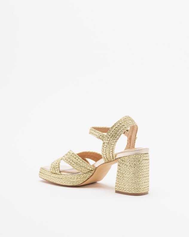 Gloss 24017-32 Golden High Heeled sandals - Golden