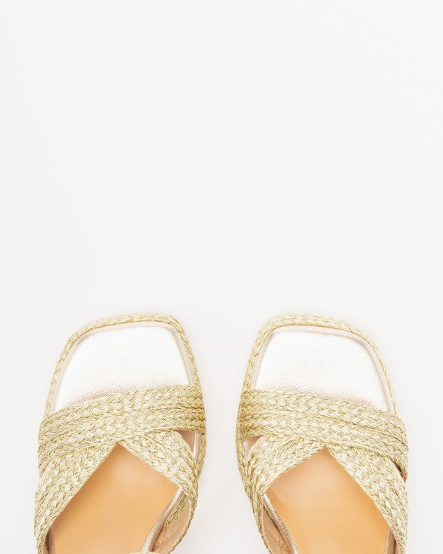 Gloss 24017-32 Golden High Heeled sandals - Golden