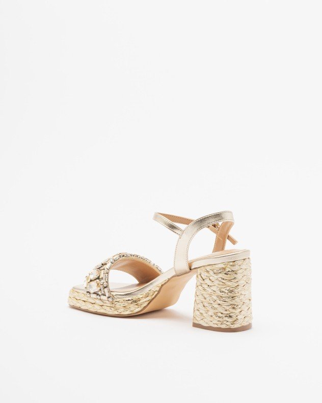 Gloss L24017-1 Golden High Heeled sandals - Golden