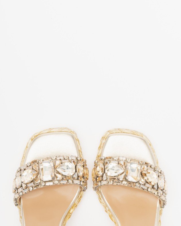 Gloss L24017-1 Golden High Heeled sandals - Golden