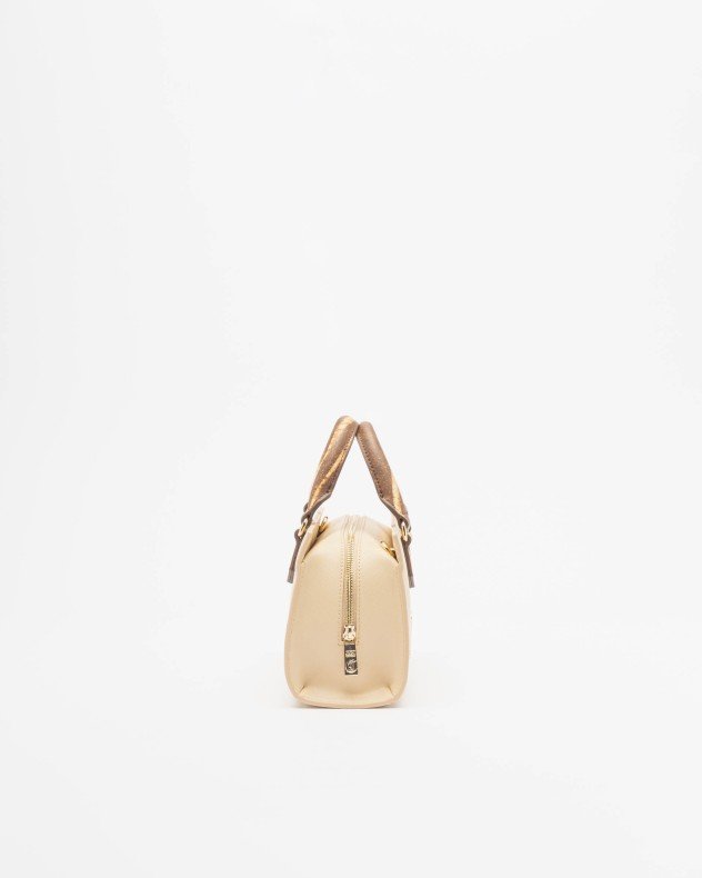 Just Cavalli 80RA4BB2 Black Handbag - Beige