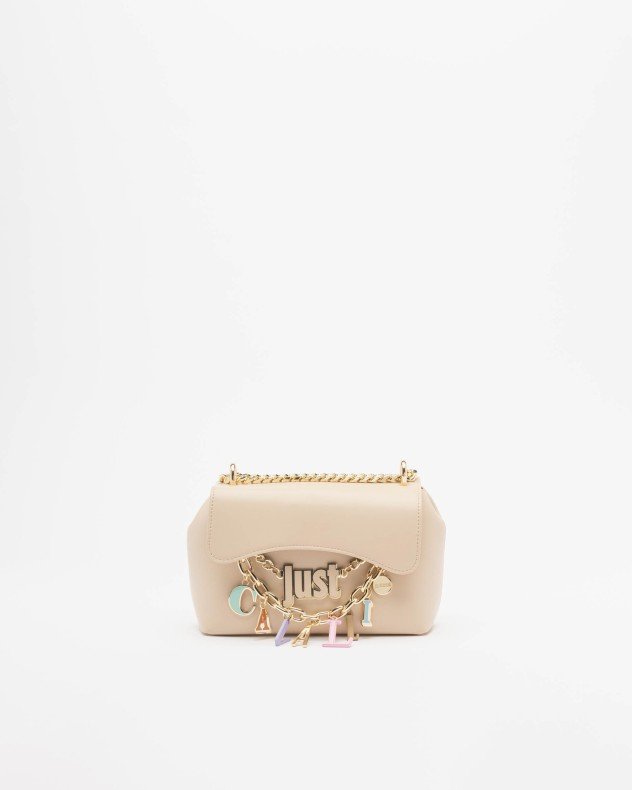 Just Cavalli 80RA4BE2 Blue Crossbody bag - Beige