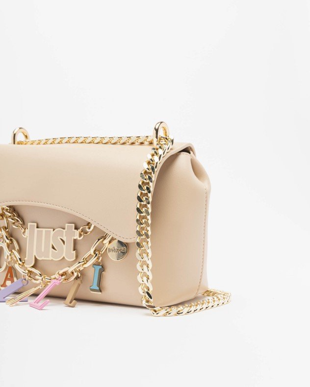 Just Cavalli 80RA4BE2 Blue Crossbody bag - Beige