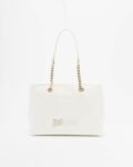 Just Cavalli 80RA4BB9 Black Bag - White