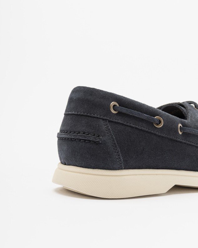 Boss Sienne Boat Beige Boat shoes - Blue