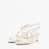 Liu Jo Tess 04 Golden High Heeled sandals - White