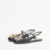 Liu Jo Brigitte 08 Beige Flat sandals - Black