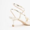 Liu Jo Tess 04 White High Heeled sandals - Golden