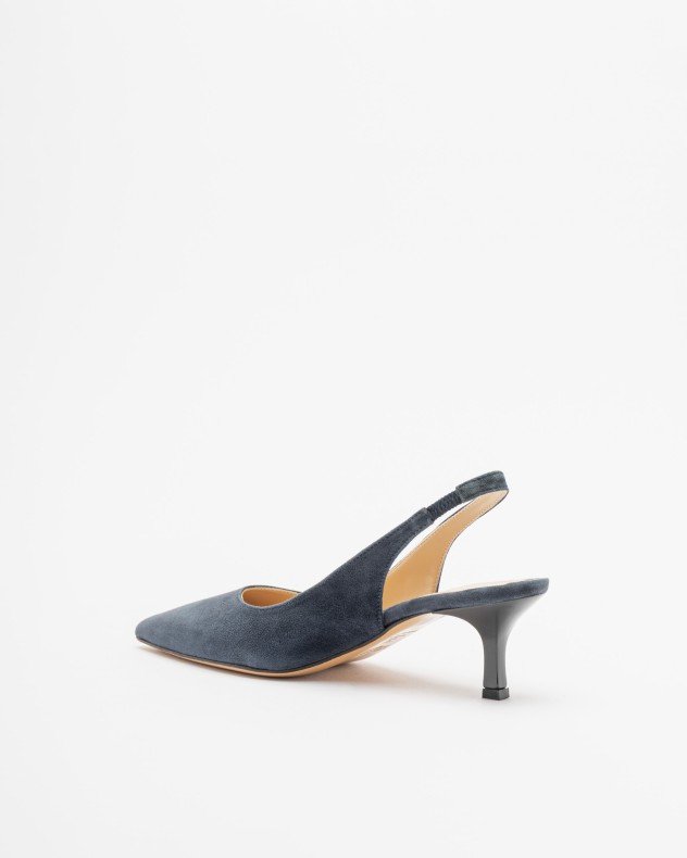 PROF SIMO 2582 Taupe Slingback shoe - Blue