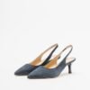 PROF SIMO 2582 Taupe Slingback shoe - Blue