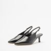 PROF SIMO 2583 Taupe Slingback shoe - Black