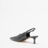 PROF SIMO 2583 Taupe Slingback shoe - Black