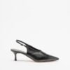 PROF SIMO 2583 Taupe Slingback shoe - Black