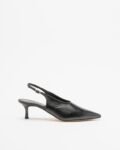 PROF SIMO 2583 Taupe Slingback shoe - Black