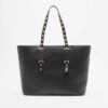Just Cavalli 80RA4BU1 White Shopper bag - Black