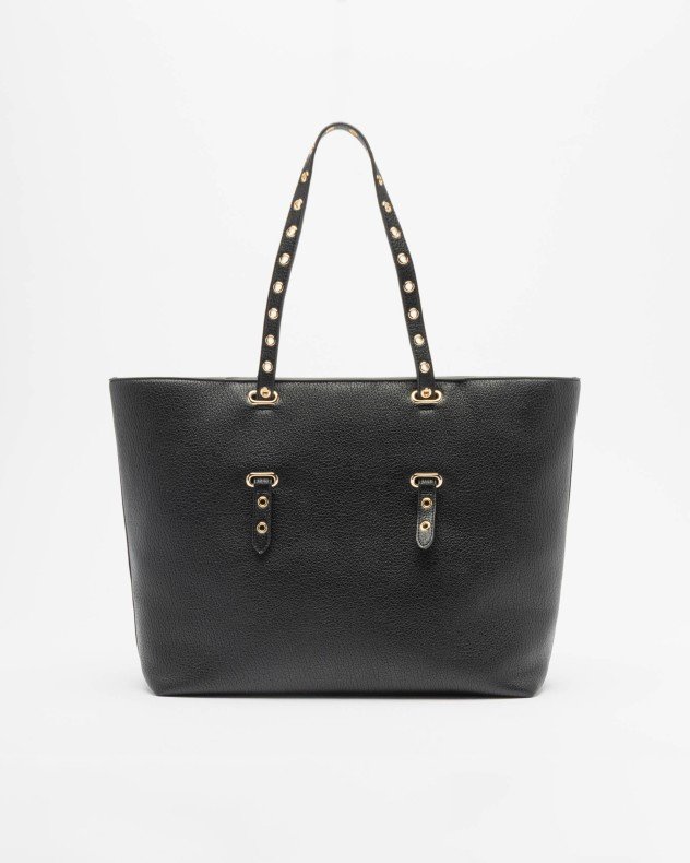 Just Cavalli 80RA4BU1 White Shopper bag - Black