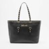 Just Cavalli 80RA4BU1 White Shopper bag - Black
