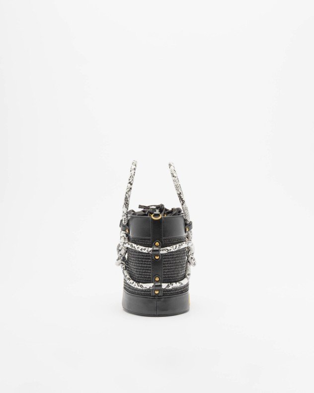 Just Cavalli 80RA4BR1 Black Bucket bag - Black