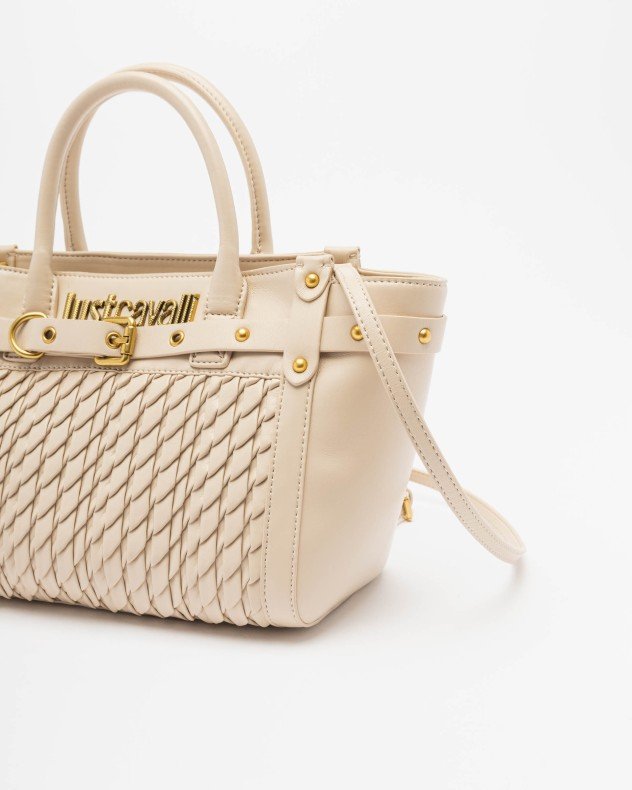 Just Cavalli 80RA4BG2 Black Shopper bag - Beige