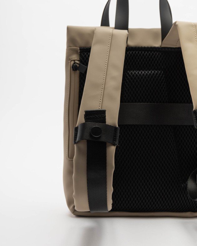 Rains 2 Way Tote Backpack Green Backpack - Beige