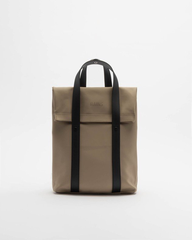 Rains 2 Way Tote Backpack Green Backpack - Beige