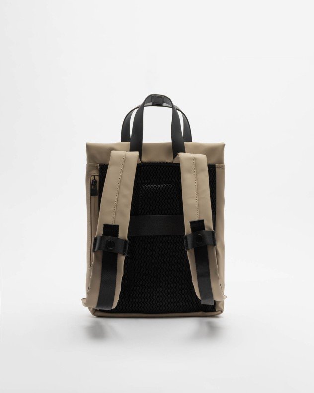 Rains 2 Way Tote Backpack Green Backpack - Beige