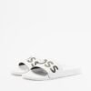 Boss Aryeh Green Sliders - White