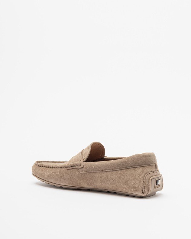 Boss Noel Mocc Brown Moccasins - Beige